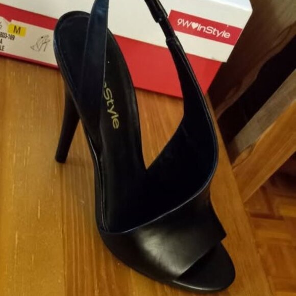 Sandal Black Heels 5.5 Nine West - Picture 4 of 7